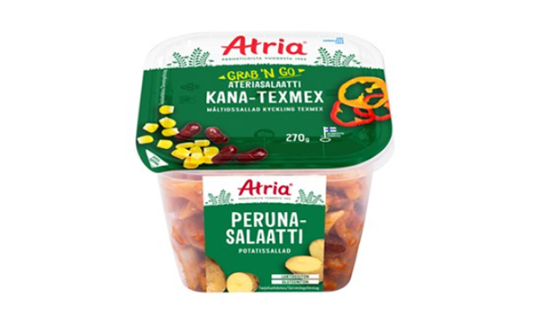 Atria Ateriasalaatti Kana-Texmex 270 grammaa.