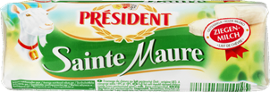 Vuohenjuustopakkaus Président Sainte Maure 200 g.
