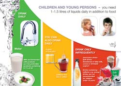 Beverage recommendations for children and young persons