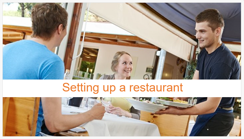 Online course about setting up a restaurant